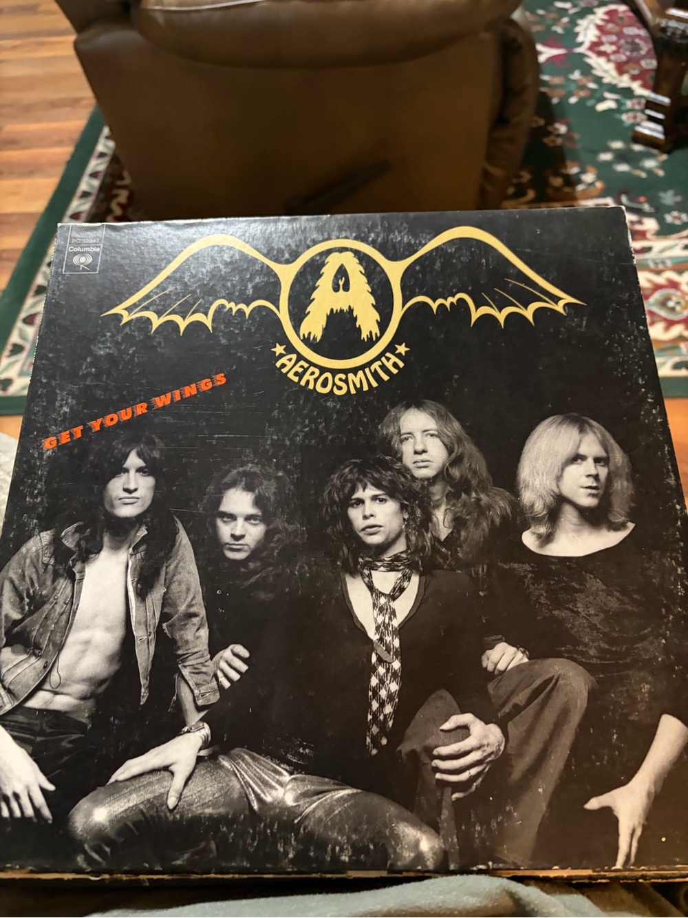 Aerosmith Get Your Wings Vintage 1974 Columbia Vinyl LP PC 32847